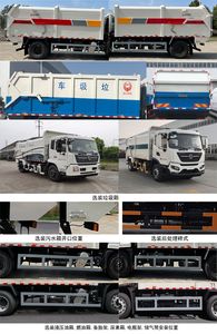 China National Automobile Corporation ZQZ5189ZDJD6 Compressed docking garbage truck