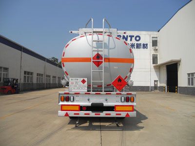 Shengtong brand automobile CSH9406GRY Aluminum alloy flammable liquid tank transport semi-trailer