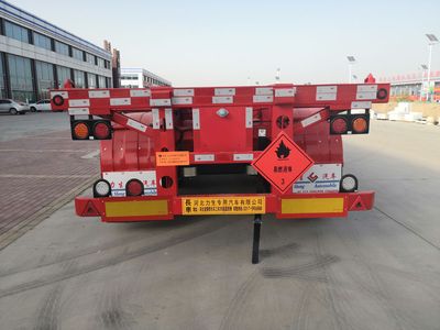 Lisheng  HLS9400TWY Transport semi-trailer of dangerous goods tank frame