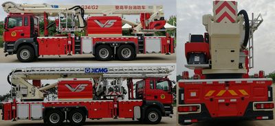 XCMG  XZJ5333JXFDG34G2 Climbing platform fire truck