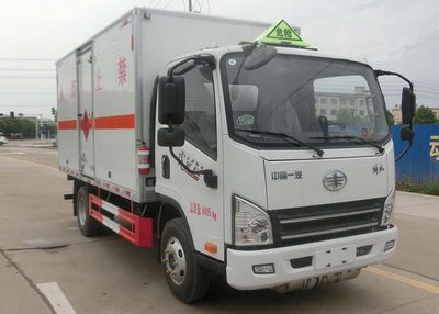 Tongruitong  CAA5040XRYC6 Flammable liquid box transport vehicle