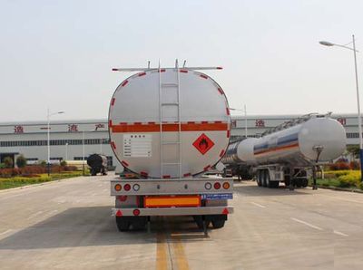 Tongyada  CTY9403GRYLC Aluminum alloy flammable liquid tank transport semi-trailer