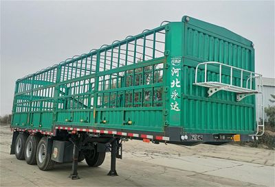 Yuanyongda brand automobiles ZYD9403CCYED Gantry transport semi-trailer