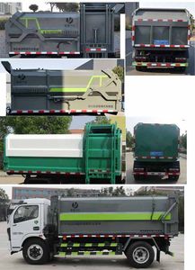 Zongang  CLT5125ZZZEQ6 Hydraulic Lifter Garbage truck 