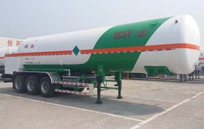 Changhua  HCH9404GDYC Low temperature liquid transport semi-trailer