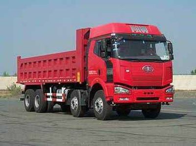 Jiefang Automobile CA3310P63K2L4T4E Flat head diesel dump truck