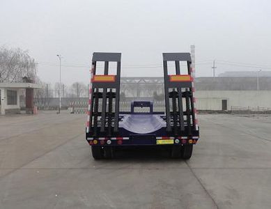 Jianyu brand automobile YFZ9370TDP Low flatbed semi-trailer