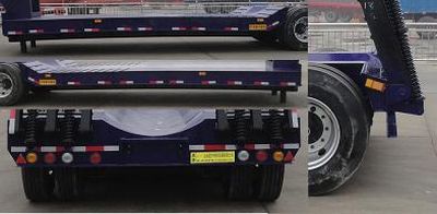 Jianyu brand automobile YFZ9370TDP Low flatbed semi-trailer