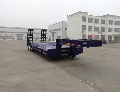 Jianyu brand automobile YFZ9370TDP Low flatbed semi-trailer