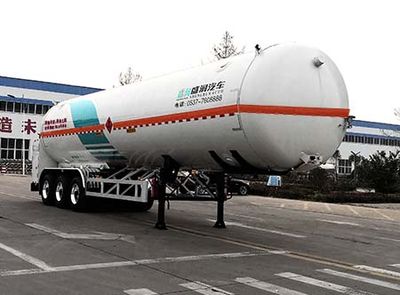 Shengrun  SKW9405GDY Low temperature liquid transport semi-trailer