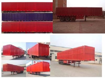 Junwang  WJM9380XXY Box transport semi-trailer