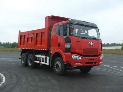 Jiefang Automobile CA3250P66K2L1T1A1E Flat head diesel dump truck