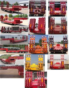 Luxiang  THC9403TDP Low flatbed semi-trailer