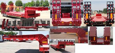 Luxiang  THC9403TDP Low flatbed semi-trailer