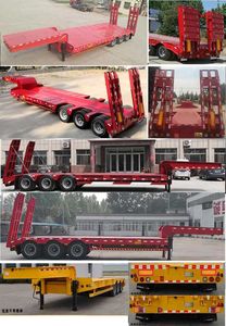 Luxiang  THC9403TDP Low flatbed semi-trailer