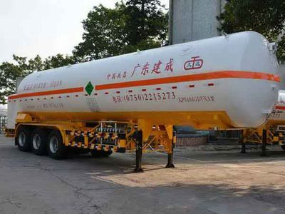 Jiuyuan  KP9404GDYNA Low temperature liquid transport semi-trailer