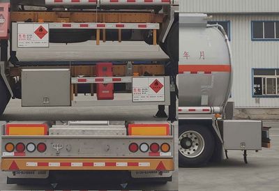 CIMC ZJV9403GRYJMA Flammable liquid tank transport semi-trailer