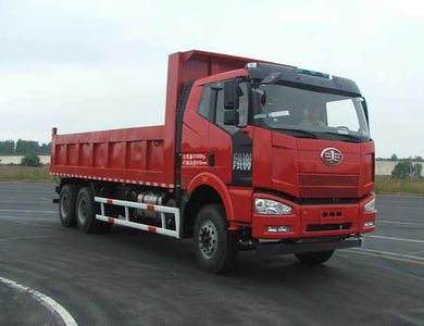 Jiefang Automobile CA3250P66K2L3T1AE4 Flat head diesel dump truck