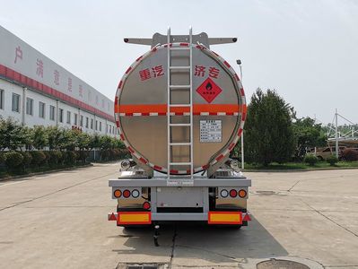 Green Leaf JYJ9400GRY Aluminum alloy flammable liquid tank transport semi-trailer