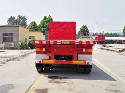 Tongtai Dingsheng brand automobiles TZL9400TPB Flat transport semi-trailer