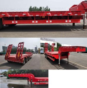 Mengshan  MSC9408TDP Low flatbed semi-trailer