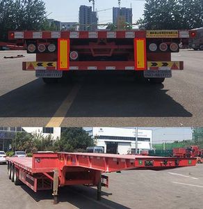 Mengshan  MSC9408TDP Low flatbed semi-trailer