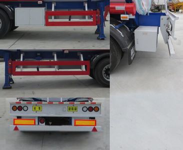 Haifulong  PC9404GRYM Aluminum alloy flammable liquid tank transport semi-trailer