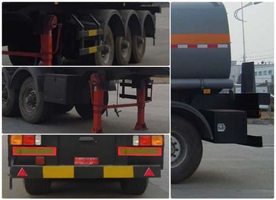 Chufei  CLQ9404GRY Flammable liquid tank transport semi-trailer