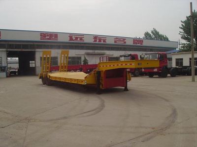 Jinyue  LYD9350TDP Low flatbed semi-trailer