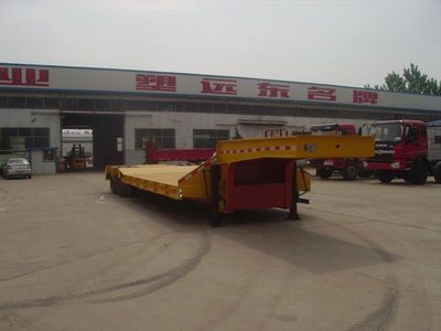 Jinyue  LYD9350TDP Low flatbed semi-trailer