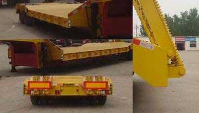 Jinyue  LYD9350TDP Low flatbed semi-trailer