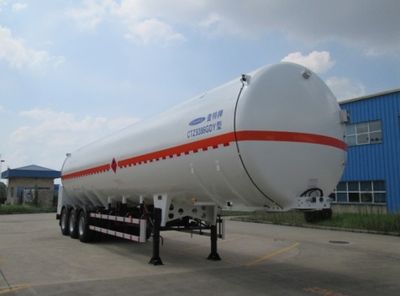 Chart  CTZ9386GDY Low temperature liquid transport semi-trailer