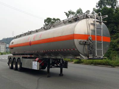 Yongqiang  YQ9400GYYT2 Aluminum alloy oil transport semi-trailer