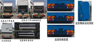 Fulongma  FLM5250ZYSD5 Compressed garbage truck