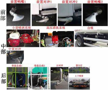 Zhonglian Automobile ZLJ5163GQXTE5 Cleaning car