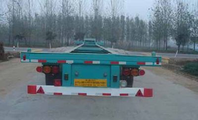 Junwang  WJM9380TJZG Frame type container transport semi-trailer