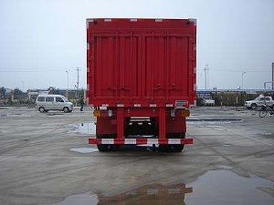 Jijun brand automobiles HJT9310XXY Box transport semi-trailer