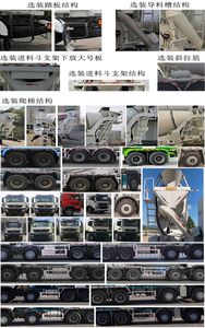 Wuyi  FJG5314GJBZZW Concrete mixing transport vehicle