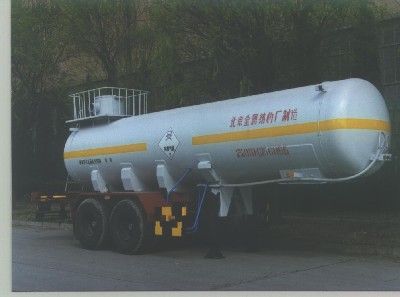 Beijie Automobile BJG9280GHY Chemical liquid transportation semi-trailer