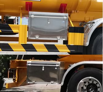 Jiuyuan  KP9401GRY Flammable liquid tank transport semi-trailer