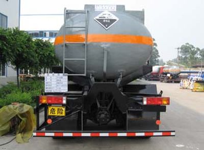 Jialingjiang brand automobiles NC5253GHY Chemical liquid transport vehicle