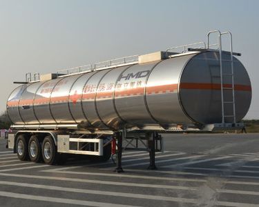 Ouman  HFV9408GRYB Aluminum alloy flammable liquid tank transport semi-trailer