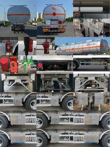 Ouman  HFV9408GRYB Aluminum alloy flammable liquid tank transport semi-trailer