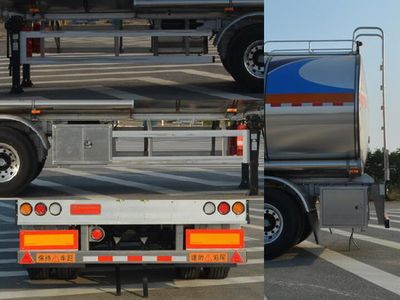 Ouman  HFV9408GRYB Aluminum alloy flammable liquid tank transport semi-trailer