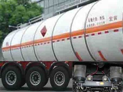 Hongzhou  HZZ9409GRYA Flammable liquid tank transport semi-trailer