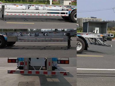 Jungle  CLL9350TJZ Aluminum alloy container transport semi-trailer