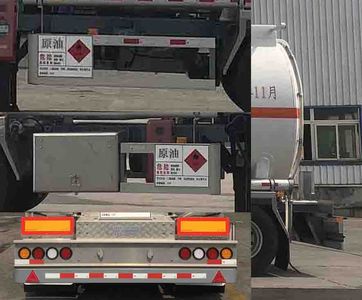 CIMC ZJV9400GRYJMA Aluminum alloy flammable liquid tank transport semi-trailer