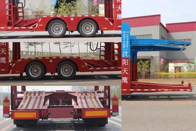 Tianye  STY9171TCL Central axle vehicle transport trailer