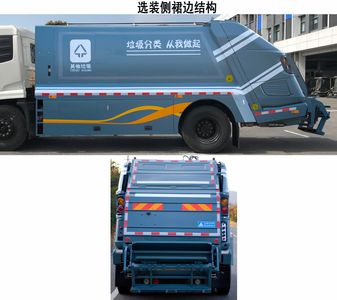 Sanli  CGJ5189ZYSDFE6D Compressed garbage truck