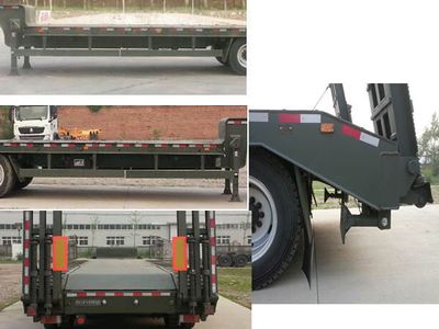 Wuyue  TAZ9400TDP Low flatbed semi-trailer